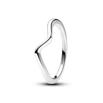 Брановиден прстен од чисто сребро 