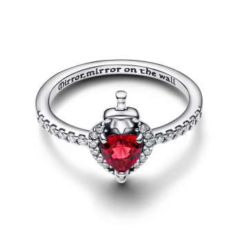 Pandora red heart ring sales