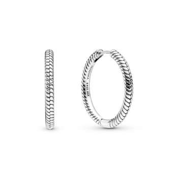 Pandora Moments Charm Hoop Earrings 