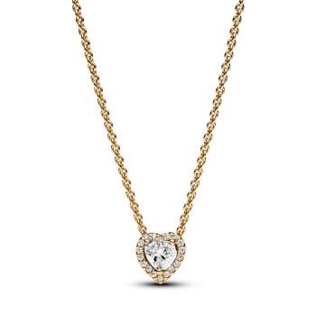 Sparkling Heart Collier Necklace 