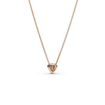 Sparkling Heart Collier Necklace 