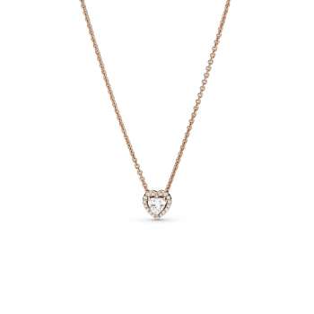 Sparkling Heart Collier Necklace 