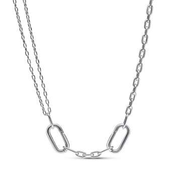 Sterling silver link necklace 