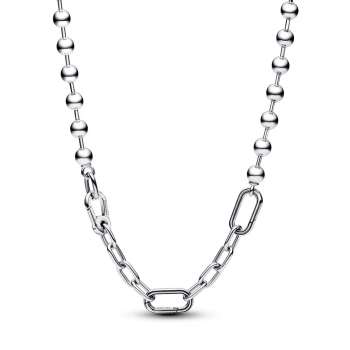 Pandora ME Metal Bead & Link Chain Necklace 