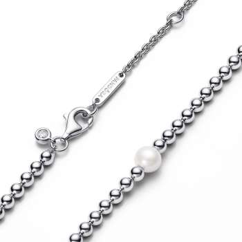 Treated Freshwater Cultured Pearl & Beads Collier Necklace 