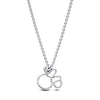 Disney Minnie Mouse Silhouette Collier Necklace 