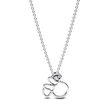 Disney Minnie Mouse Silhouette Collier Necklace 