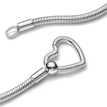 Heart Closure Snake Chain Necklace 
