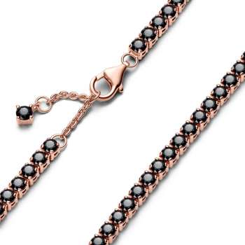 Black Sparkling Tennis Bracelet 