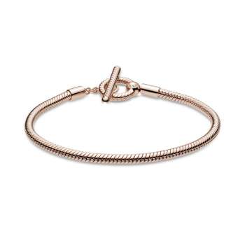 Pandora Moments T-Bar Snake Chain Bracelet 