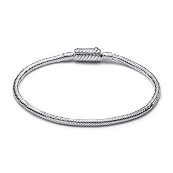 Pandora Moments Sliding Magnetic Clasp Snake Chain Bracelet 