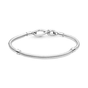 Pandora Moments Infinity Knot Snake Chain Bracelet 