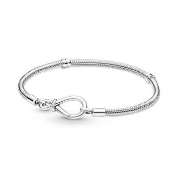 Pandora Moments Infinity Knot Snake Chain Bracelet 