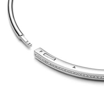 Pandora Signature I-D Pavé Bangle 