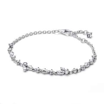 Sparkling Herbarium Cluster Chain Bracelet 