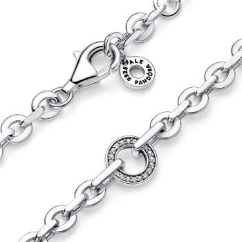 Pandora Signature Pavé Bold Chain Bracelet 