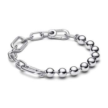 Pandora ME Metal Bead & Link Chain Bracelet 