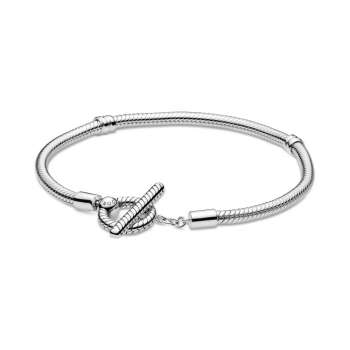 Pandora Moments T-Bar Snake Chain Bracelet 