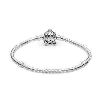 Disney Cinderella Pumpkin Coach Clasp Pandora Moments Bracelet 