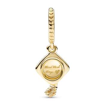 Graduation Cap Dangle Charm 