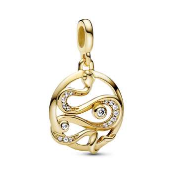 Pandora ME Pavé Snake Medallion 