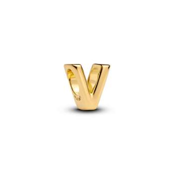 Letter V Alphabet Charm 