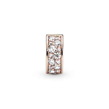 Clear Pavé Clip Charm 