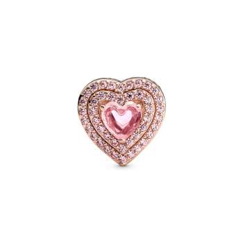 Sparkling Levelled Heart Charm 