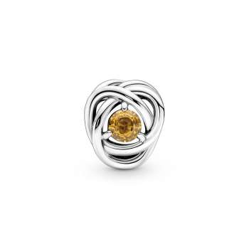 Honey Eternity Circle Charm 