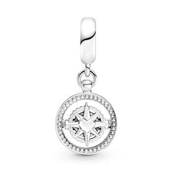 Spinning Compass Dangle Charm 