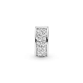 Clear Pavé Clip Charm 