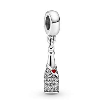 Sparkling Wine Bottle Dangle Charm 