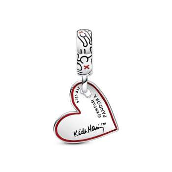 Keith Haring™ x Pandora Line Art People Heart Dangle Charm 