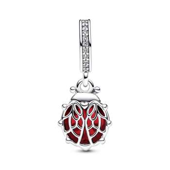 Red Ladybird Dangle Charm 