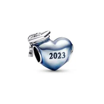 Син приврзок за матурско срце 2023 година 