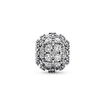 Sparkling Pavé Round Charm 