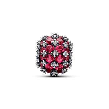 Sparkling Pavé Round Pink Charm 