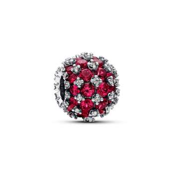 Sparkling Pavé Round Pink Charm 