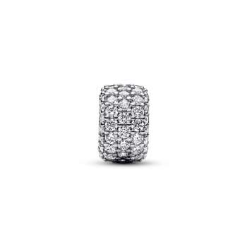 Sparkling Pavé Triple-row Charm 