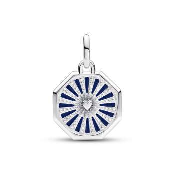 Pandora ME Galaxy Heart Medallion Charm 