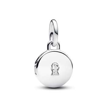 Openable & Engravable Love Locket Dangle Charm 