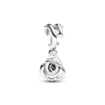 Rose in Bloom Dangle Charm 