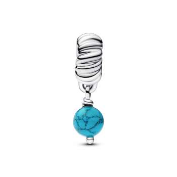 Turquoise-coloured Dangle Charm 