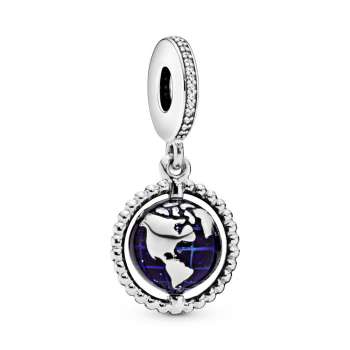 Spinning Globe Dangle Charm 