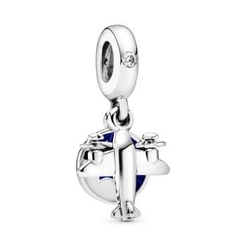 Propeller Plane Dangle Charm 