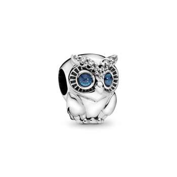 Sparkling Owl Charm 