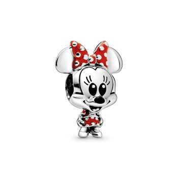 Disney Minnie Mouse Dotted Dress & Bow Charm 