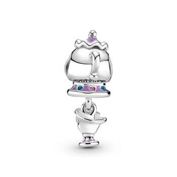 Disney Beauty and the Beast Mrs. Potts and Chip Dangle Charm 