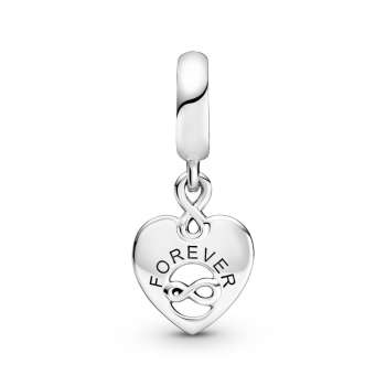 Friends Forever Heart Dangle Charm 