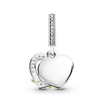 Two-tone Happy Anniversary Dangle Charm 